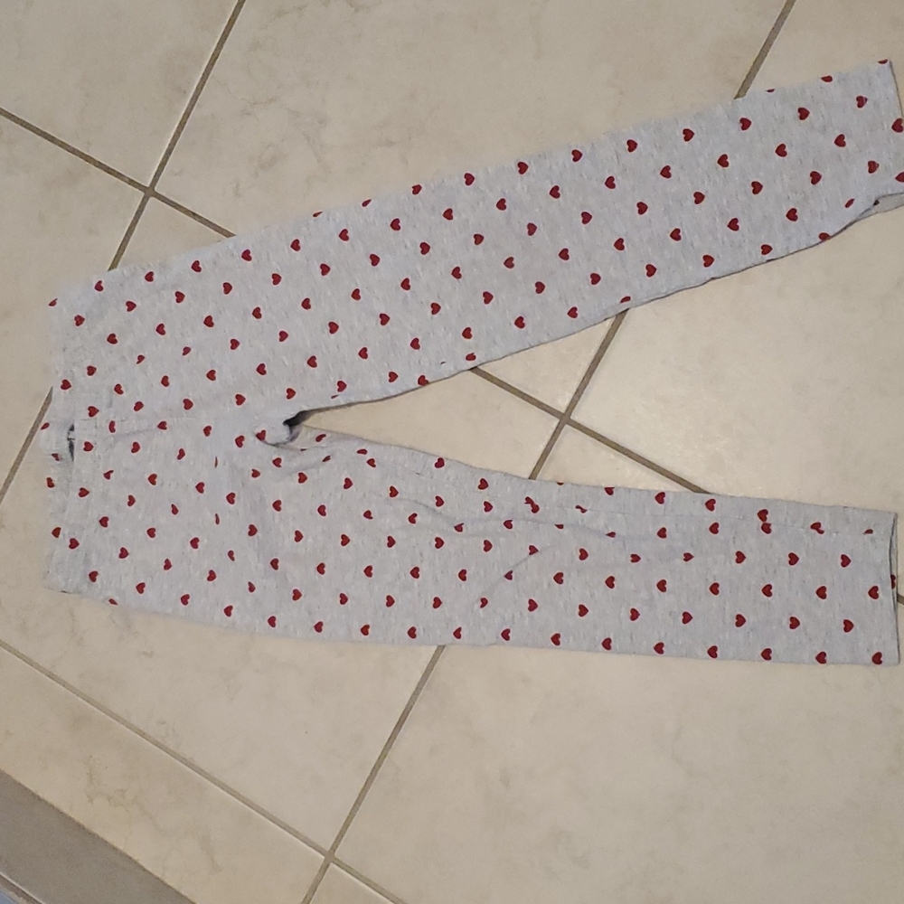 5T Old navy valentines heart leggings